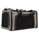 thumbnail image 2 of Transportín para gatos, portátil, transpirable, tela Oxford, bolsa de viaje suave para mascotas, para tratamiento de viaje, gris claro L, 2 of 5