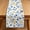 Blue Yellow Leaves, variant on ARTSLION Waterproof Table Runner 13x480 Inch Polyester Wipe Clean Patio Garden Dining Decor