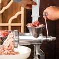 thumbnail image 5 of Cooking Utensils Meat Grinder Cutting Stick Sausage Meat Stuffing Food Pusher Hand Sausage Stuffing Hand Meat Grinder Pusher Hand Meat Mincer Meat Masher Meat Masher Sausage Stuffing Plastic White, 5 of 7