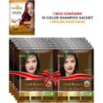 thumbnail image 1 of Herbishh Dark Brown Hair Color Shampoo for Gray Hair, Hair Dye Shampoo 3 in 1, 100% Gray Coverage, Permanent Hair Color for Men & Women, Ammonia-free, (10pack+1pack), 1 of 5