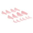 thumbnail image 2 of 7 pares de rizadores de pestañas de silicona para permanente, almohadillas reutilizables de diferentes tamaños para salones de belleza, color rosa, 2 of 14