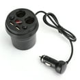 thumbnail image 1 of Peahefy Multifunction Dual USB Port Cup Car Charger Adapter DC5V 3.1A Fr Phone Tablet PC, 1 of 8