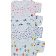 thumbnail image 3 of ToBeInStyle Babys' 4 Pack Short Sleeve Bodysuit Onesies - Floral - Size 3, 3 of 7
