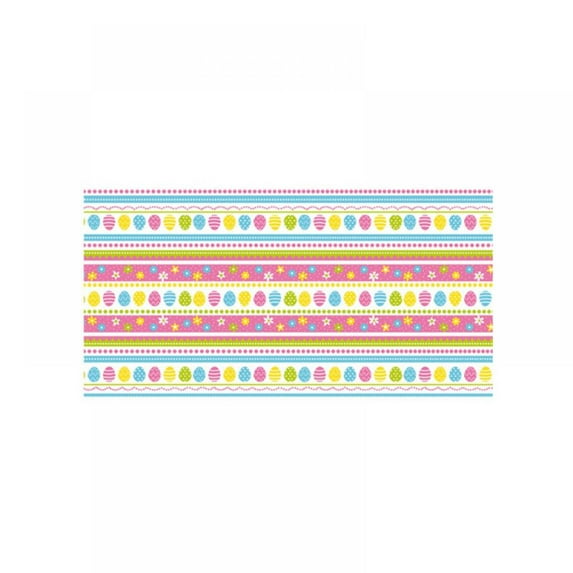 Easter Tablecloth 54*90 Inch Easter Table Cover Disposable Easter Party Supplies Deacoration Easter Eggs Plastic Tablecloth for Easter Spring Themed Party Supplies Decoration