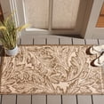 thumbnail image 2 of Safavieh Courtyard Connie Floral Indoor/Outdoor Area Rug, Natural/Brown, 2'7" x 5', 2 of 8