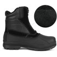 thumbnail image 4 of NORTIV8 Mens Winter Warm Insulated Waterproof Snow Boots Hiking Winter Outdoor Snow Boots Black Size 15, 4 of 6