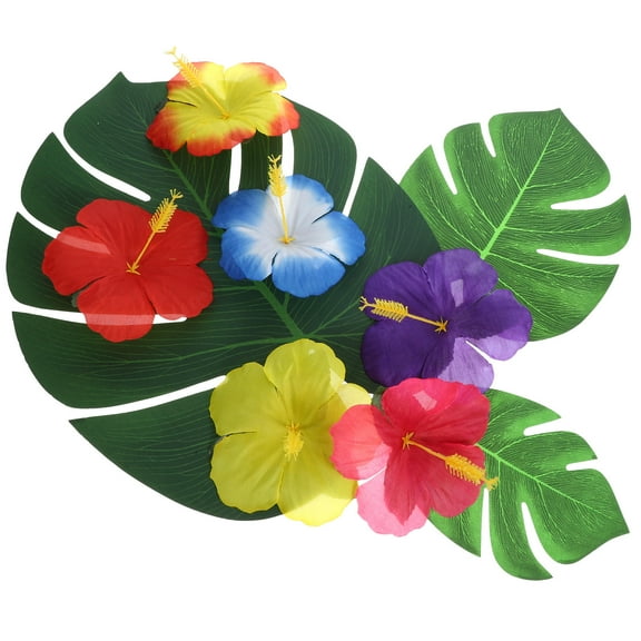 Tineasur Vibrant Polyester Tropical for Table Centerpieces 1Set
