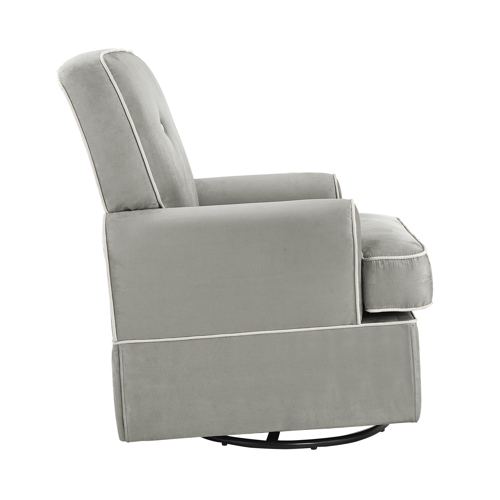 Baby Relax Tinsley Swivel Glider Gray - image 4 of 8