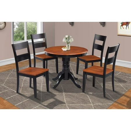 Brookline 5 Piece Small Kitchen Table And Chairs Set Brookline 5 Piece Small Kitchen Table And Chairs Set