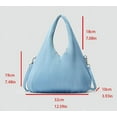 thumbnail image 2 of Kukuzhu Women Hobo Bag Nylon Pleat Handbag Tote Bag Soft Large Trendy Chic Shoulder Bag, 2 of 7