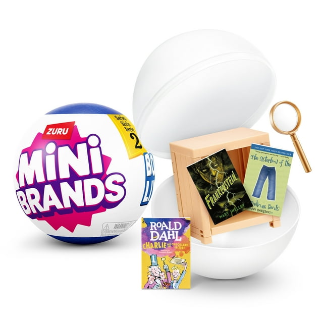 Mini Brands Mini Books Series 2 Capsule by ZURU, Collectible Miniature Book Toy Kids 3+