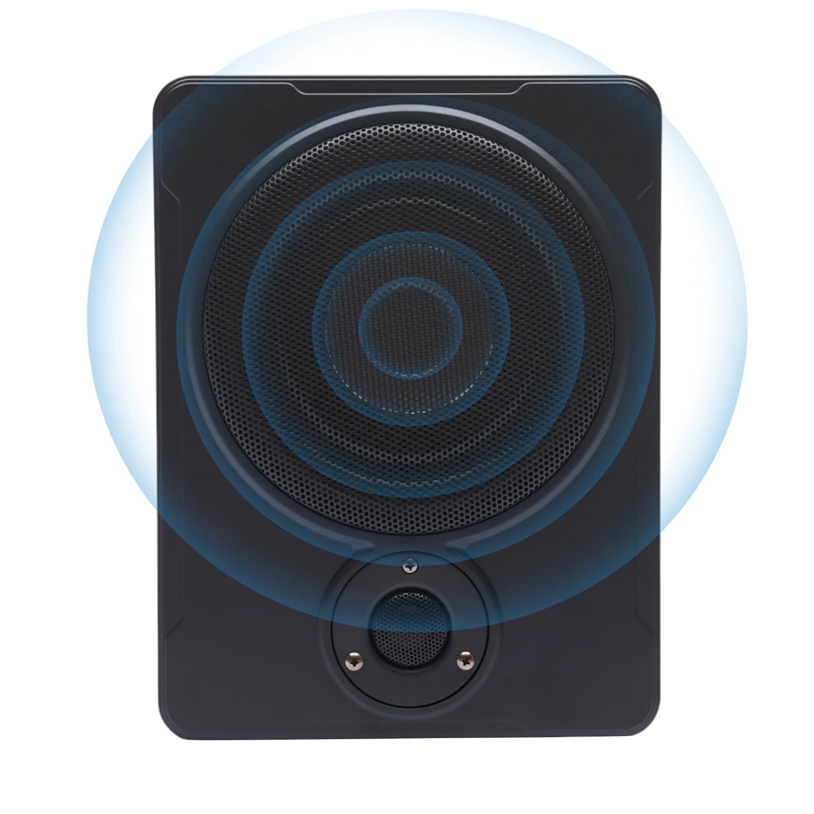 ChicHomey ​​Car Subwoofer Mini 7.5cm Thin Body,200W Car Subwoofer High Pure Bass Under-Seat Amplifiers Speaker for Cars, Trucks, or Jeeps