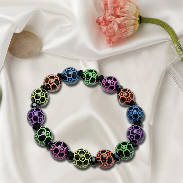 Pulsera Deportiva Perfecl Pulsera de Fútbol para Hombres Mujeres Estilo B