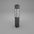 thumbnail image 3 of Decorative Alluminium Bollard Light LED Driveway Post Lights for Gardens Lawns Wired Outdoor Lighting Waterproof 29.5", 3 of 6