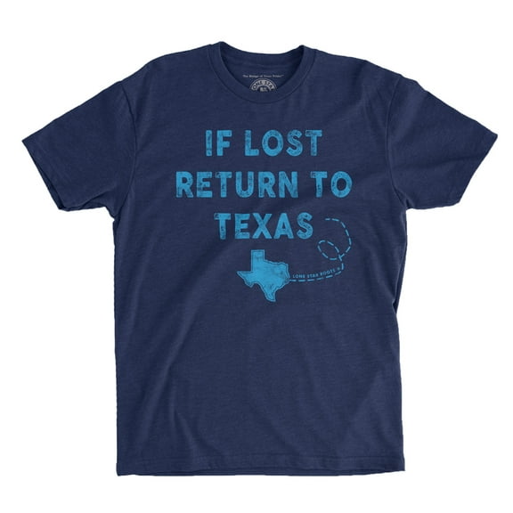 Lone Star Roots - If Lost Return to Texas T-Shirt
