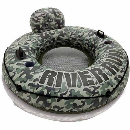 Intex Inflatable Camo River Run I Tube Float Lounge