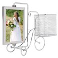 thumbnail image 3 of Picture Frame, Photo Frame, Exquisite Workmanship Sturdy Photo Frame Metal + GlassMetal + Glass for Living Room Decoration Office Desktop Decoration, 3 of 8