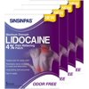 SINSINPAS Maximum Strength Lidocaine 4% Pain Relieving Patch 4 Pack (20 Patches Total) Pain Relief Patch