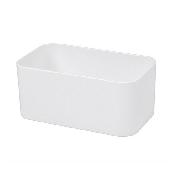Floating Shelf Wall Mounted Plastic Storage Organizer Bin Adhesive Home Decor