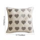 thumbnail image 3 of Funda de almohada bordada con corazón para el Día de San Valentín | Funda de cojín decorativa | Funda de cojín de poliéster para sofá y dormitorio, 3 of 7