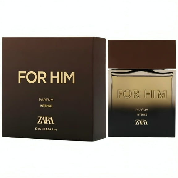 Zara For Him Intense Mens Perfume Bold Oriental Fragrance with Bergamot Cardamom and Sandalwood Eau de Parfum 90ml (3.04 fl. oz.)