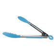 thumbnail image 3 of FULIER 3Pcs Stainless Steel Kitchen Tongs Silicone Cooking Tongs Blue, 3 of 6