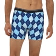 thumbnail image 2 of Disketp Blue Squares Men's Boxer Briefs Men’s Underwear Boxer Briefs for Men, 2 of 7