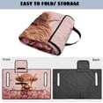 thumbnail image 4 of SEANATIVE Golf Cart Seat Covers Universal Golf Cart Seat Towel Blanket with 4 Front Pockets, Valentine's Day Club Car Accessories Fits for EZGO, Yamaha, Highland Cow Rose Pink, 4 of 7