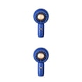 thumbnail image 1 of Kearding ventilador de mano recargable 3 engranajes ventiladores de aire eléctricos deportivos portátiles control de botón enfriamiento de Azul 2Conjunto, 1 of 6