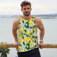 thumbnail image 6 of Salouo Lemon Seamless Pattern Oil Painting Effect for Men's Tank Tops,Sleeveless Muscle Shirts for Men Quick Dry Workout Tank Top Gym Muscle Tee Fitness Bodybuilding Sleeveless T Shirt-3X-Large, 6 of 7