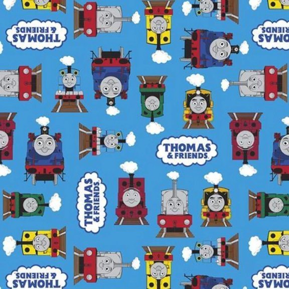 Handmade Sheets or Pillow Cover Thomas the Train