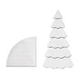 thumbnail image 1 of Handmade Christmas Tree Pattern Template Quilting Template Christmas Tree Sewing Template for Sewing,DIY Christmas Tree Sewing Pattern Template Quilting Template Quilting Rulers 15x27.56", 1 of 9
