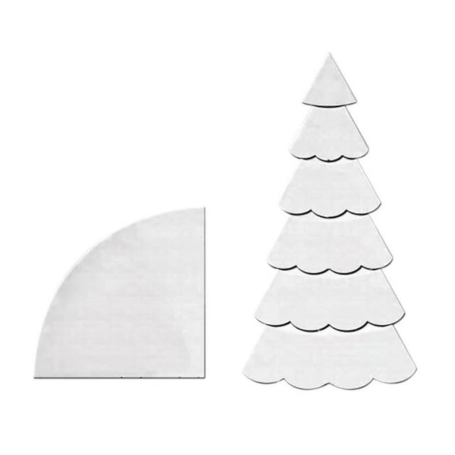 Handmade Christmas Tree Pattern Template Quilting Template Christmas Tree Sewing Template for Sewing,DIY Christmas Tree Sewing Pattern Template Quilting Template Quilting Rulers 15x27.56"