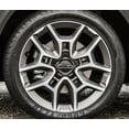 thumbnail image 2 of Black 16 inch Hubcap Cupping for Fiat 500x 735626311 Wheels Centre Hub Caps Set Dust Cover Wheel Hub Cap Replacement 1/2/4pcs, 2 of 5