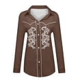 thumbnail image 4 of FINALGANG Boys Long Sleeve Shirts Printed Western Cowboy Shirt For Kids Festival Party Tops Boys' Regular Fit Casual Button Down Shirts 4-5 Years, 4 of 4