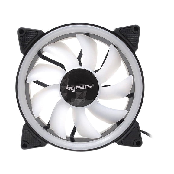 BGears b-DualRing 120mm 30 White LEDs fan with 101 CFM at 2000 RPM