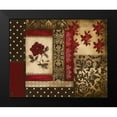 thumbnail image 2 of Poloson, Kimberly 14x12 Black Modern Framed Museum Art Print Titled - Love is a Rose I, 2 of 5
