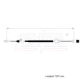 thumbnail image 2 of Cable Chicote Acelerador Compatible Con Dodge Ram 2500 5.2L 5.9L 1996 1997 1998 1999 2000 2001 CAHSA Cable Chicote Acelerador, 2 of 6