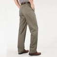 thumbnail image 6 of QIYAGBSA Men's Pleated Pants High Waist Straight Leg Relaxed Fit Business Casual Trousers (Dark Gray, 33), 6 of 7