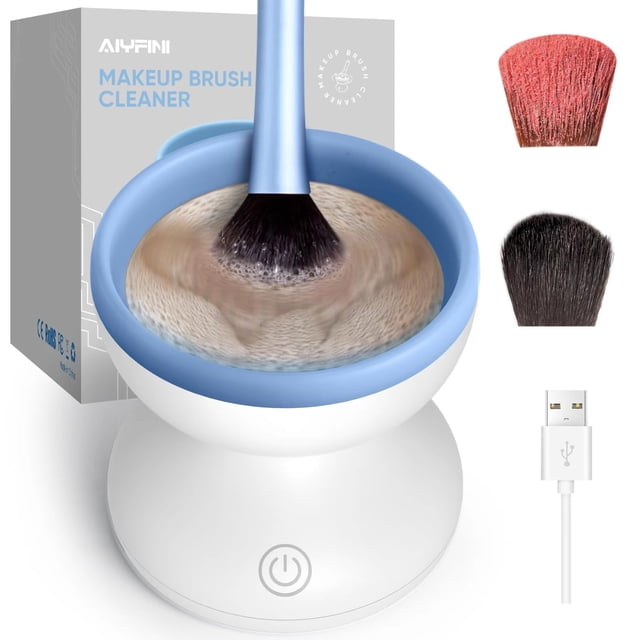 Limpiador eléctrico de brochas de maquillaje Alyfini Portable USB