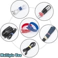 thumbnail image 5 of Cable Ties Reusable 120PCS Adjustable 6 Inch Cord Ties Fastening Wire Straps Cable Organizer Wire Ties Hook Loop Cable Management Cord Organizer for Electronics Home Office PC TV Organizing (5 Colors), 5 of 5