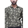 thumbnail image 3 of BESTMAN PrintedÂ&nbsp;Men ShirtsÂ&nbsp;Long Sleeve Printed Button Down Cotton Shirt, 3 of 5