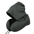 thumbnail image 4 of Mdesiwst U-shaped Pillow Removable Comfortable Hooded Memory Foam Neck Pillow for Long Trips Traveling Car Driving, 4 of 7