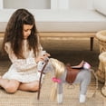 thumbnail image 2 of Peluche HollyHome Pretty con forma de caballo de peluche, 28 cm, gris, 2 of 9