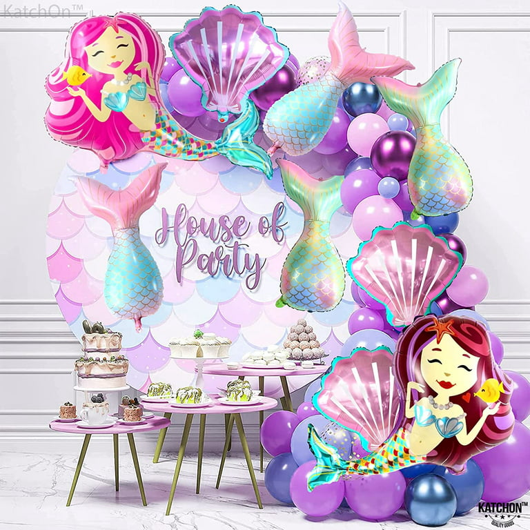 Colorful tt Balloons Set - 14 Pieces, tt Birthday Decorations, tt Tail  Balloon, Seashell Balloons for tt Party Decorations