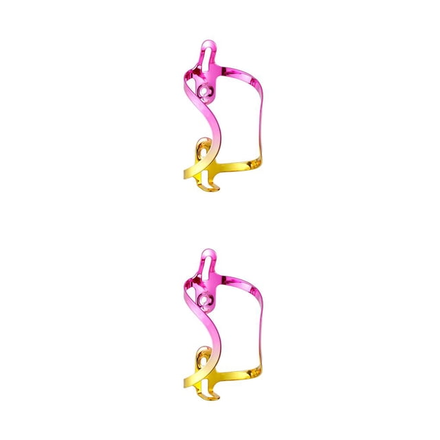 Portabotellas para bicicletas Soidarity Aleación de aluminio Organizador Oro rosado 2Conjunto