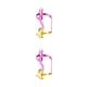 thumbnail image 2 of Portabotellas para bicicletas Greeniant organizador de decoración 2Conjunto Oro rosado, 2 of 6