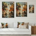 thumbnail image 4 of Designart "South Beach Palm Trees I" Floral Print on Natural Pine Wood, 4 of 5