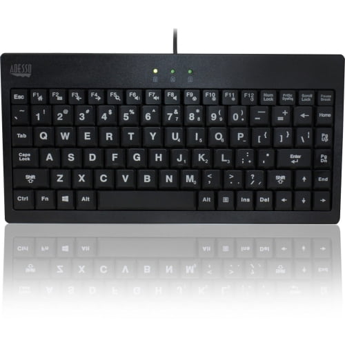 Adesso SlimTouch 110 3-Color Illuminated Mini Keyboard - Walmart.com