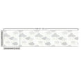 thumbnail image 3 of Ambesonne Clouds Fabric by the Yard Upholstery, Dreamy Sky with Dots Stars, 3 Yards, Pale Grey Pale Coffee, 3 of 5